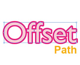 استفاده از Offset Path در برنامه ایلوستریتور